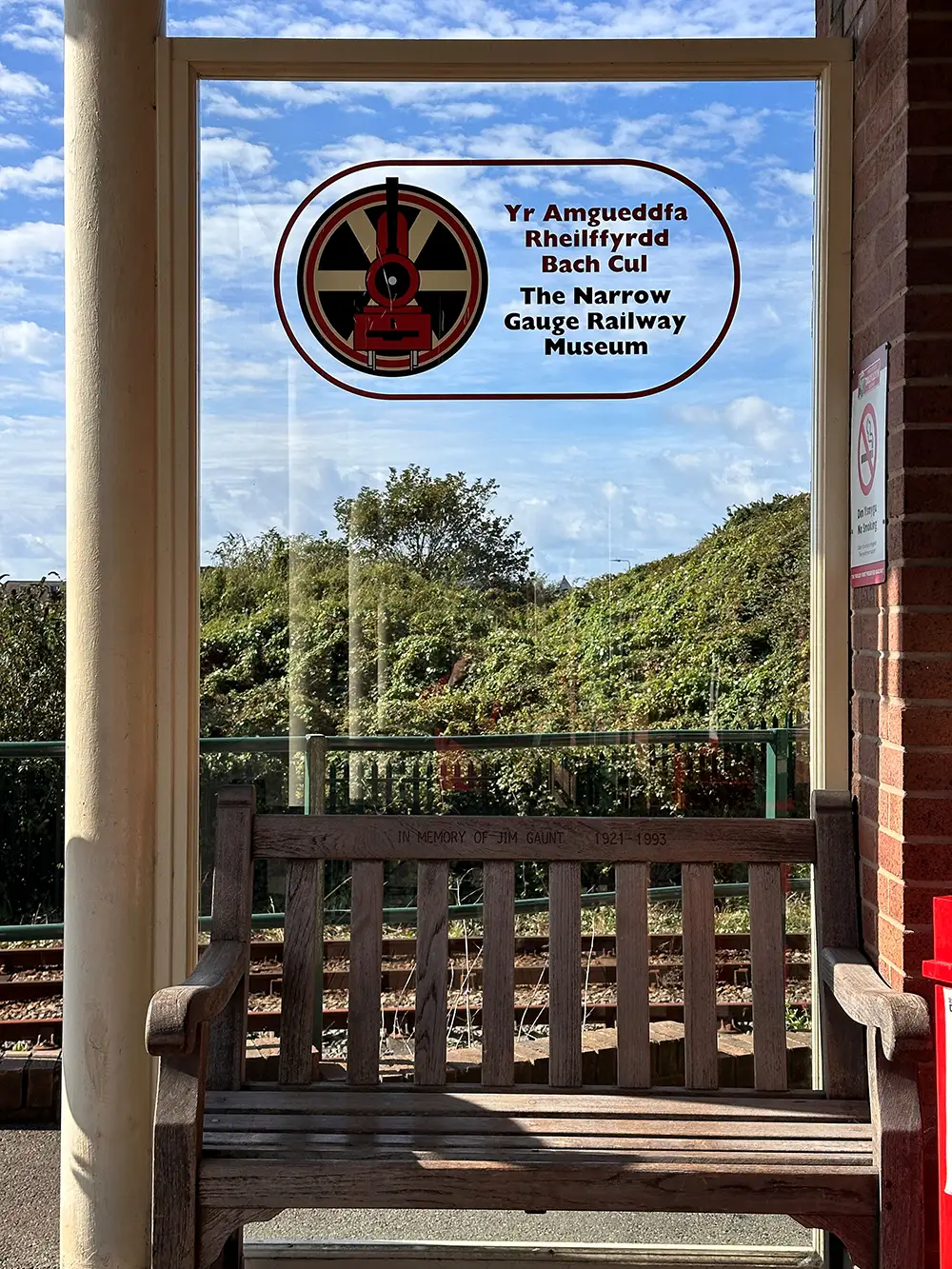 Photo of new window fitted at Talyllyn Museum, Wharf Station by Middleton Glass Ltd., fitting new windows at The Talyllyn Railway in Tywyn
