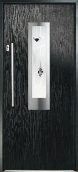 Bern Composite Door supplied and fitted by Middleton Glass Ltd. Tywyn.