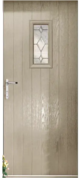 Cottage Composite Door supplied and fitted by Middleton Glass Ltd. Tywyn.