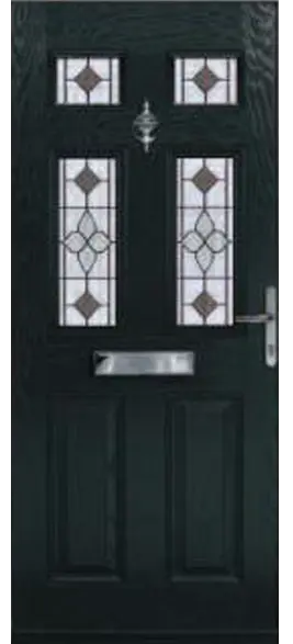 Edinburgh Composite Door supplied and fitted by Middleton Glass Ltd. Tywyn.