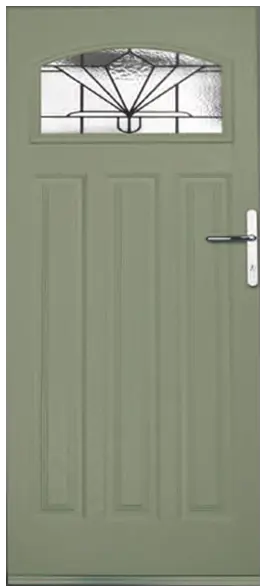 Winchester Composite Door supplied and fitted by Middleton Glass Ltd. Tywyn.